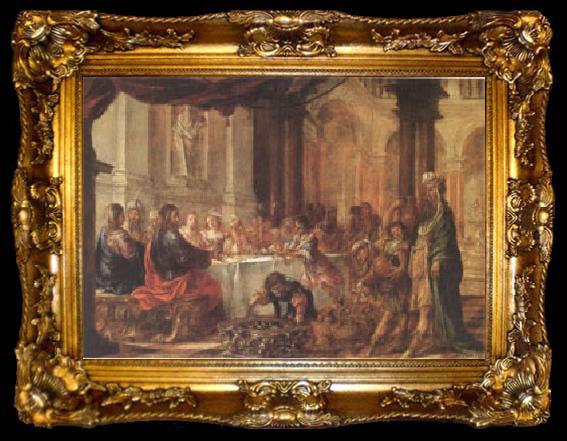 framed  Juan de Valdes Leal The Marriage at Cana (mk05), ta009-2